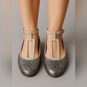 Les Prairies de Paris - Grey Flat ballerinas Size EU 37/US 6.5
